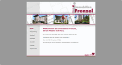 Desktop Screenshot of immobilien-frenzel.de